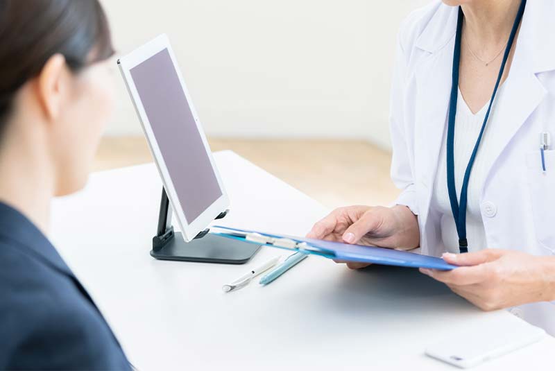 医師による診察・カウンセリング